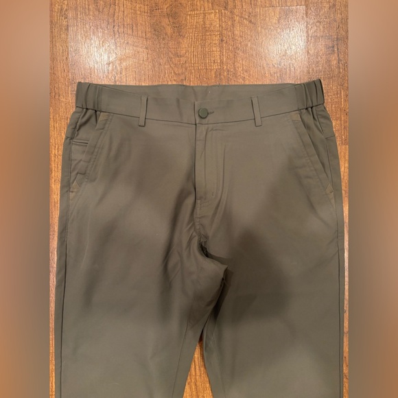 Jack Archer Jetsetter Performance Mens 33X30 Olive Green Smart Tech Chino Pants - Picture 4 of 8